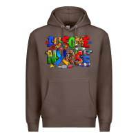 Coffee ausome autism nurse Premium Hoodie - Zillion Design Studio
