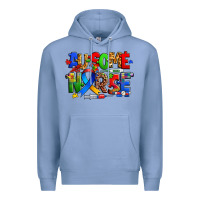Colony Blue ausome autism nurse Premium Hoodie - Zillion Design Studio