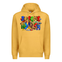 Mustard ausome autism nurse Premium Hoodie - Zillion Design Studio