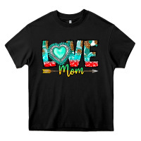 Black Love Mom Heavy Core Tee - CowhideDigitalArt