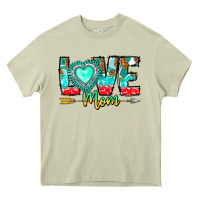 Mossy Love Mom Heavy Core Tee - CowhideDigitalArt