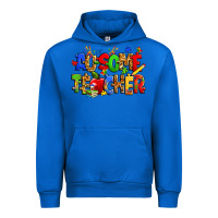 Cobalt ausome autism teacher Urban Hoodie - Zillion Design Studio