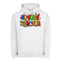 Pigment Lunar Rock ausome autism teacher Urban Hoodie - Zillion Design Studio