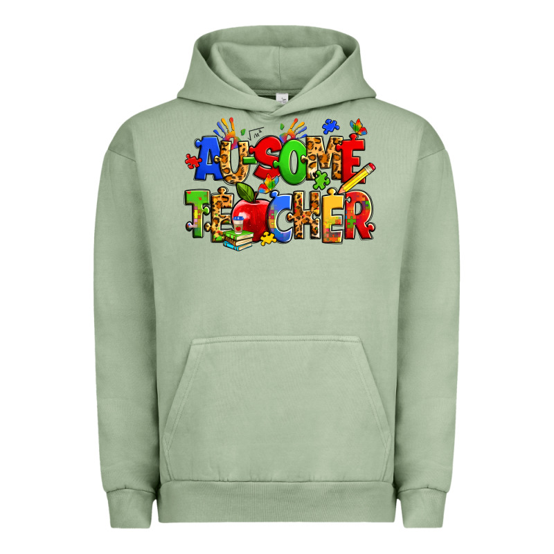 Ausome Autism Teacher Urban Hoodie by Zillion Design Studio | Teevron