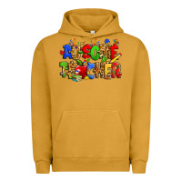 Pigment Peanut Butter ausome autism teacher Urban Hoodie - Zillion Design Studio