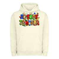 Pigment Pistachio ausome autism teacher Urban Hoodie - Zillion Design Studio