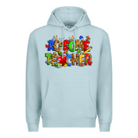 Blue Mist ausome autism teacher Premium Hoodie - Zillion Design Studio