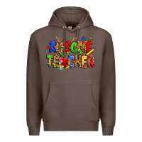 Coffee ausome autism teacher Premium Hoodie - Zillion Design Studio