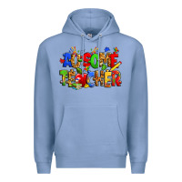 Colony Blue ausome autism teacher Premium Hoodie - Zillion Design Studio