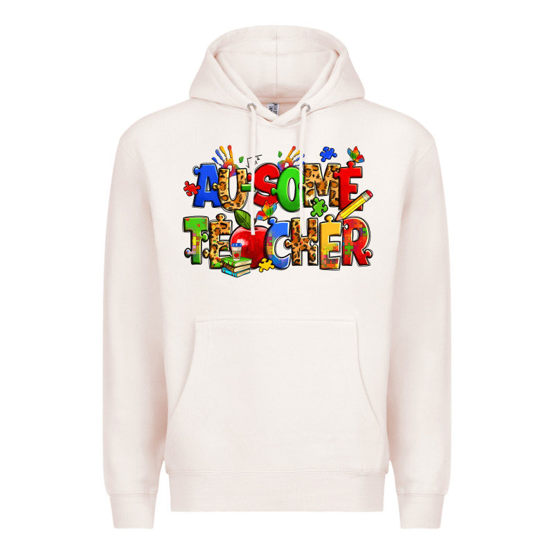 Ausome Autism Teacher Premium Hoodie by Zillion Design Studio | Teevron