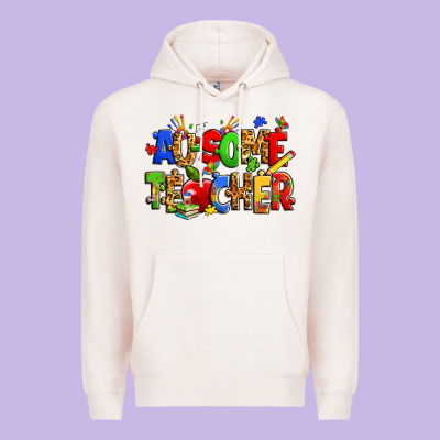 Ausome Autism Teacher Premium Hoodie Designed By Zillion Design Studio