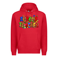 Red ausome autism teacher Premium Hoodie - Zillion Design Studio