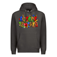 Smoke ausome autism teacher Premium Hoodie - Zillion Design Studio