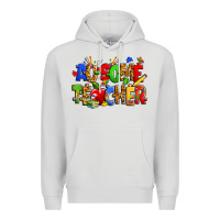 Dove Grey ausome autism teacher Premium Hoodie - Zillion Design Studio