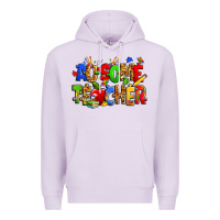 Lilac ausome autism teacher Premium Hoodie - Zillion Design Studio