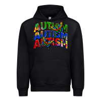 Black autism autism autism Urban Hoodie - Zillion Design Studio