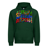 Forest Green autism autism autism Urban Hoodie - Zillion Design Studio