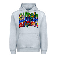 Heather Grey autism autism autism Urban Hoodie - Zillion Design Studio