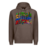 Coffee autism autism autism Premium Hoodie - Zillion Design Studio