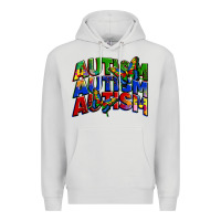 Dove Grey autism autism autism Premium Hoodie - Zillion Design Studio