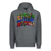 Rock autism autism autism Premium Hoodie - Zillion Design Studio
