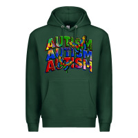 Sports Green autism autism autism Premium Hoodie - Zillion Design Studio