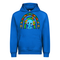 Cobalt autism elephant rainbow Urban Hoodie - Zillion Design Studio