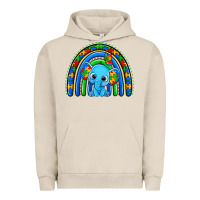 Pigment French Oak autism elephant rainbow Urban Hoodie - Zillion Design Studio