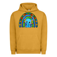 Pigment Peanut Butter autism elephant rainbow Urban Hoodie - Zillion Design Studio