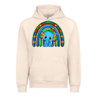 Sandshell autism elephant rainbow Urban Hoodie - Zillion Design Studio