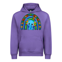 Tulip autism elephant rainbow Urban Hoodie - Zillion Design Studio