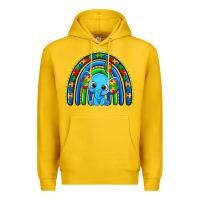 Lemon autism elephant rainbow Premium Hoodie - Zillion Design Studio