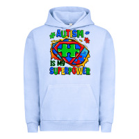 Pigment Grape Ice autism is my superpower ripped shirt Urban Hoodie - Zillion Design Studio