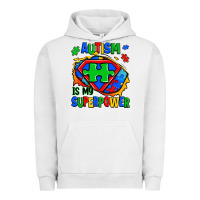 Pigment Lunar Rock autism is my superpower ripped shirt Urban Hoodie - Zillion Design Studio