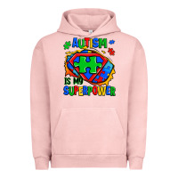 Pigment Salmon autism is my superpower ripped shirt Urban Hoodie - Zillion Design Studio