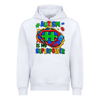 White autism is my superpower ripped shirt Urban Hoodie - Zillion Design Studio