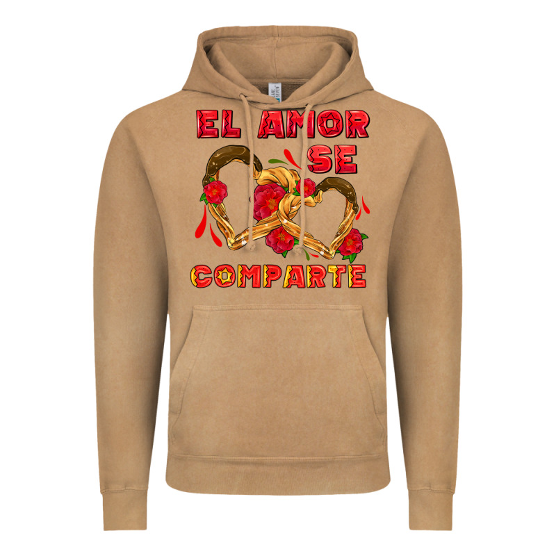 El Amor Se Comparte With Churros Vintage Hoodie by AdoDesignShop | Teevron