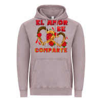 Vintage Zinc el amor se comparte with churros Vintage Hoodie - AdoDesignShop