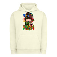 Pigment Pistachio autism mom messy bun Urban Hoodie - Zillion Design Studio