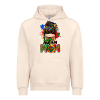 Sandshell autism mom messy bun Urban Hoodie - Zillion Design Studio
