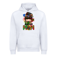 White autism mom messy bun Urban Hoodie - Zillion Design Studio