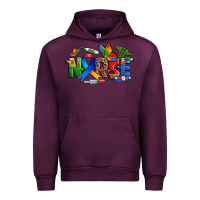 Mauve Wine autism nurse Urban Hoodie - Zillion Design Studio