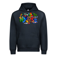 Navy autism nurse Urban Hoodie - Zillion Design Studio