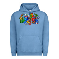 Pigment Pebble Blue autism nurse Urban Hoodie - Zillion Design Studio