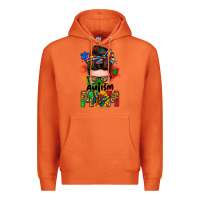 Carrot autism mom messy bun Premium Hoodie - Zillion Design Studio