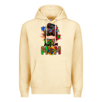 Pina Colada autism mom messy bun Premium Hoodie - Zillion Design Studio