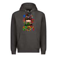 Smoke autism mom messy bun Premium Hoodie - Zillion Design Studio