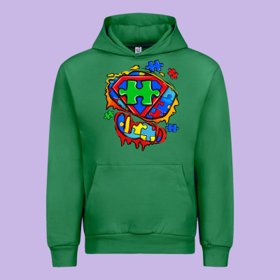 Autism Superhero Ripped Tshirt Urban Hoodie Designed By Zillion Design Studio