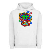 Pigment Lunar Rock autism superhero ripped tshirt Urban Hoodie - Zillion Design Studio