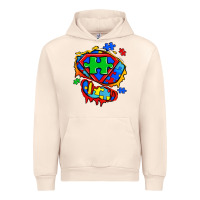 Sandshell autism superhero ripped tshirt Urban Hoodie - Zillion Design Studio